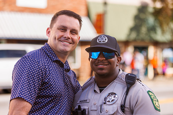 Officer and citizen